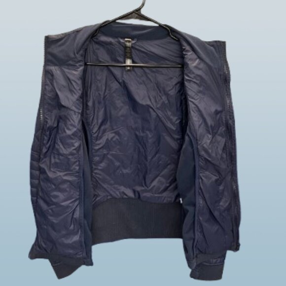 🧥 90 Degree By Reflex Navy Quilted Women's Jacket Size L - Picture 7 of 8